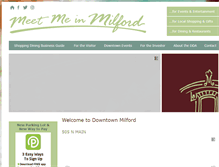 Tablet Screenshot of meetmeinmilford.com